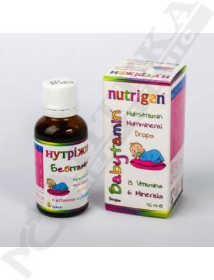 Дієтична добавка Нутріжен Бебітамін краплі флакон 30 мл