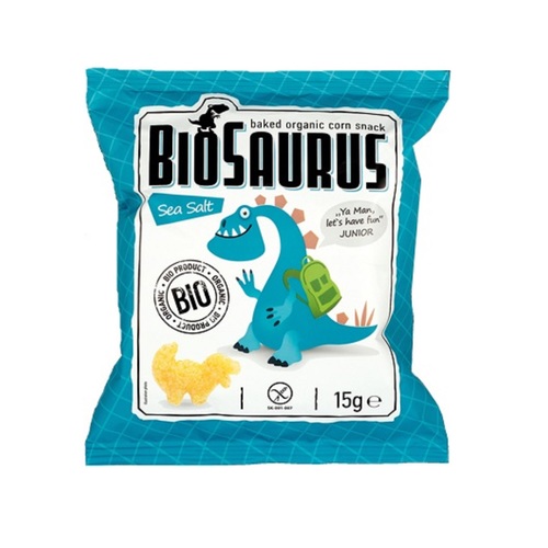 Снеки кукурудзяні з морською сіллю органічні (БЕЗ ГЛЮТЕНУ)  JUNIOR Mclloyd's 15г