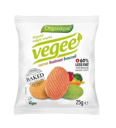 Снеки картопляні Vegee органічні (БЕЗ ГЛЮТЕНУ) Mclloyd's 85г