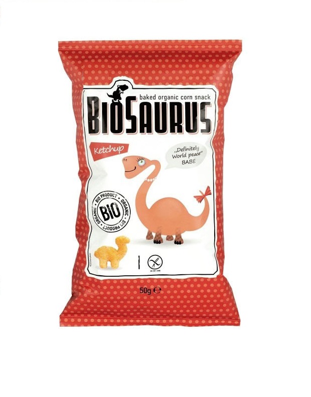 Снеки кукурудзяні з кетчупом органічні (БЕЗ ГЛЮТЕНУ) BABE Mclloyd's 50г