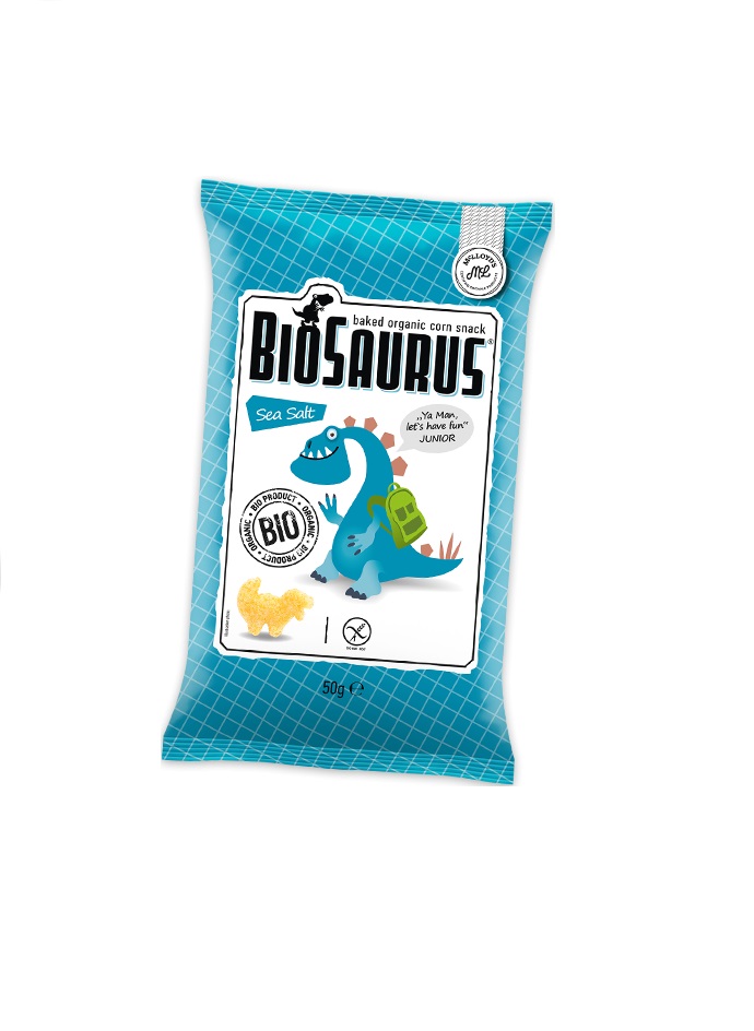 Снеки кукурудзяні з морською сіллю  органічні (БЕЗ ГЛЮТЕНУ) JUNIOR Mclloyd's 50г