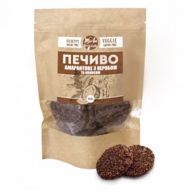 Печиво Амарантове з керобом та кокосом 100г