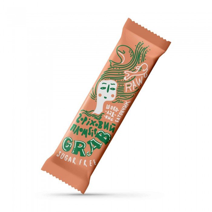 Батончик GRAB горіховий пломбір 40г