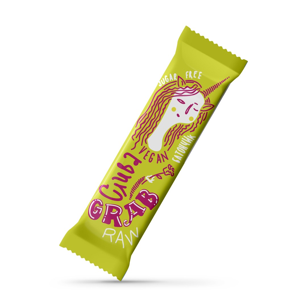 Батончик GRAB слива 40г