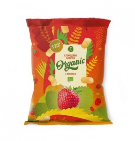 Кукурудзяні палички з полуницею Екород 70 г