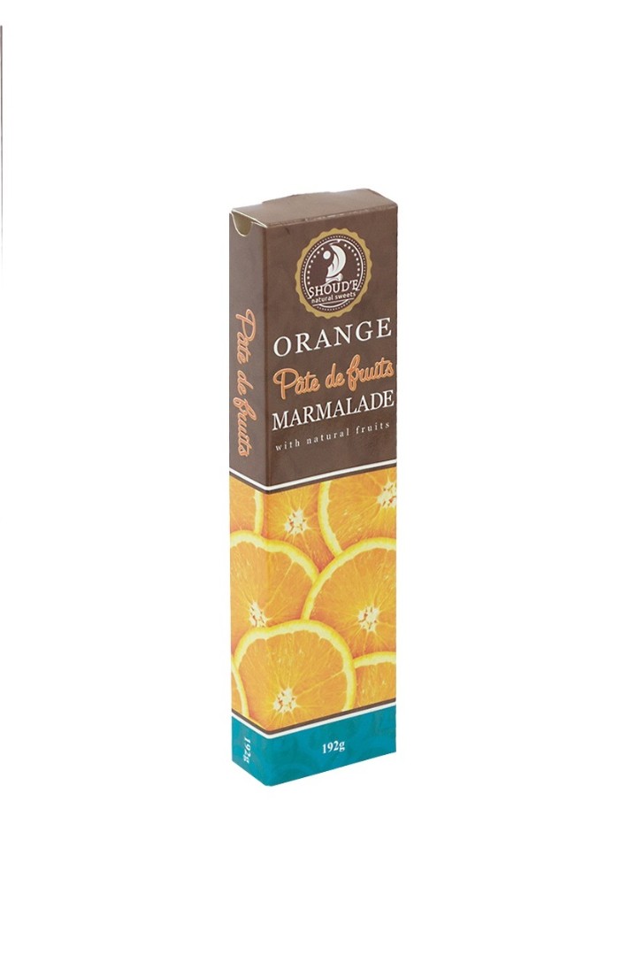 *Мармелад SHOUDE Pate de fruits апельсин 192г *Мармелад SHOUDE Pate de fruits апельсин 192г