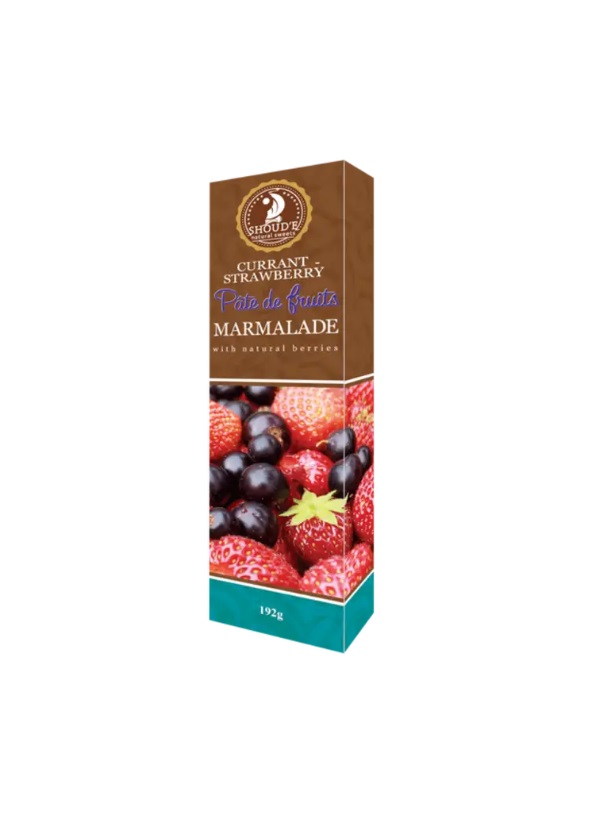 *Мармелад SHOUDE Pate de Fruits смородина-клубника 192г *Мармелад SHOUDE Pate de Fruits смородина-клубника 192г