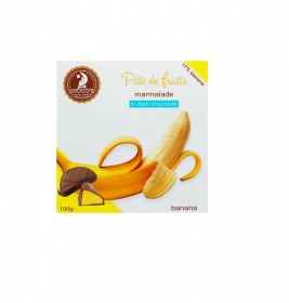 *Мармелад в шоколаде SHOUDE Pate de fruits банан 100г