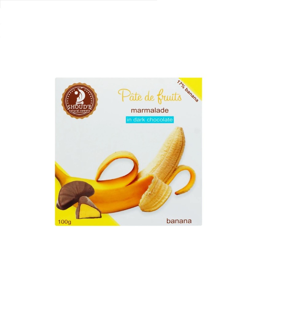 Мармелад у шоколаді SHOUDE Pate de fruits банан 100г
