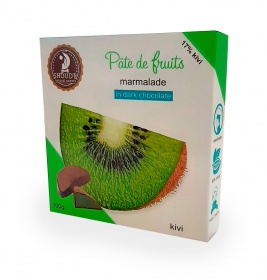 Мармелад у шоколаді SHOUDE Pate de fruits ківі 100г