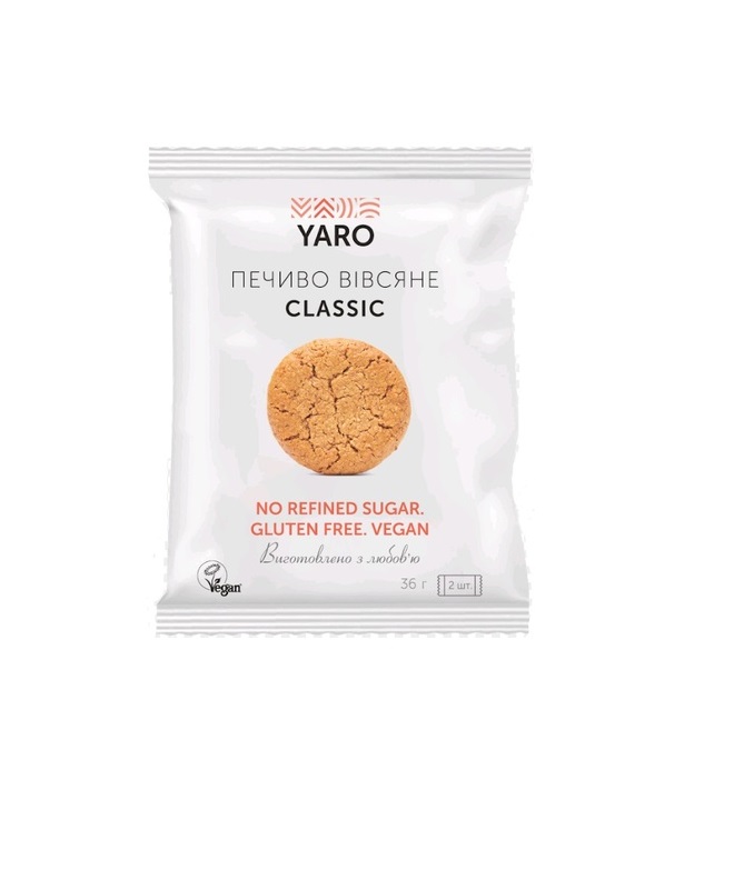 Печиво вівсяне класик Яро 36г