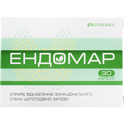  Ендомар 420 мг №30 капсул добавка дієтична
