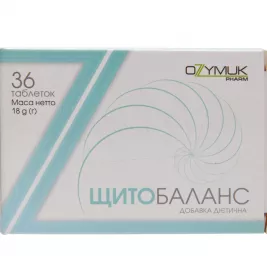 *Щитобаланс табл.№36