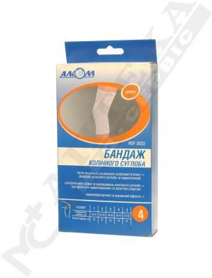 *Бандаж Алком 3022 на колінний суглоб р.4