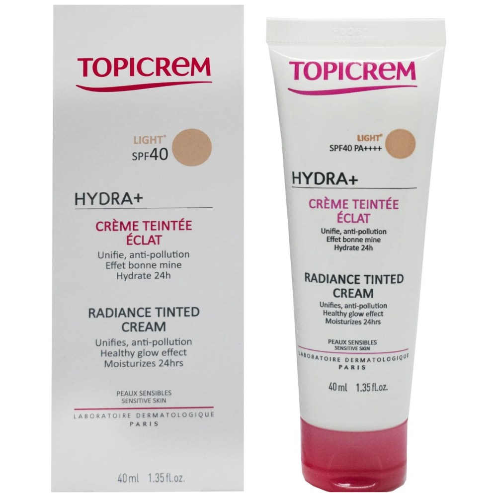 *Крем Топікрем Тональний Сяючий тонуючий Светлый 40 мл