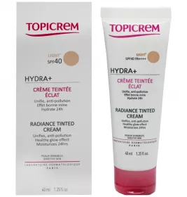 *Крем Топікрем Тональний Сяючий тонуючий Светлый 40 мл
