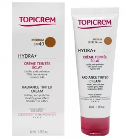 *Крем Топікрем Тональний Сяючий тонуючий Середній 40 мл