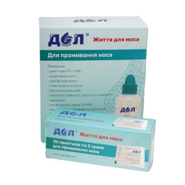 *ДОЛ Пристрій ЛОР для промивання 240 мл №30 (рецепт №1)