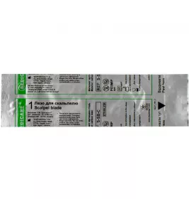 *Лезо №21 д/скальпеля одн. Medicare з вуглецевої сталі