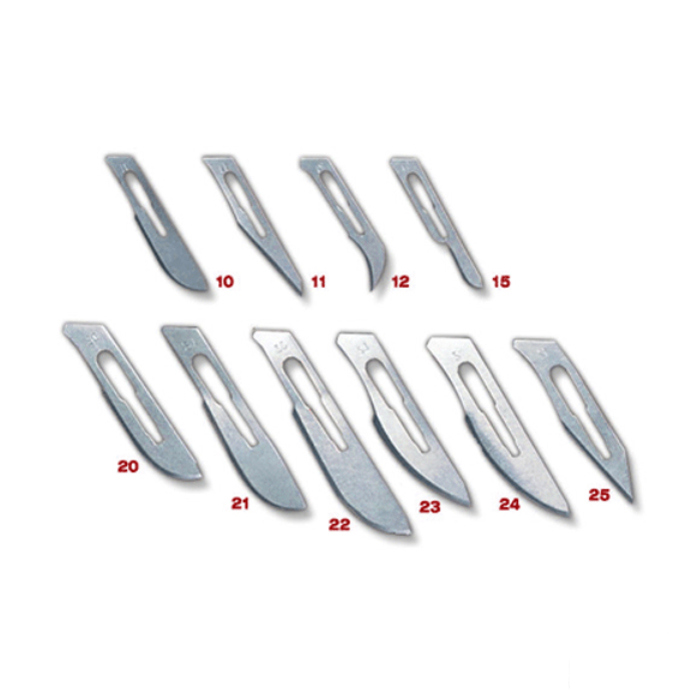 *Лезо №22 д/скальпеля одн. Medicare з вуглецевої сталі