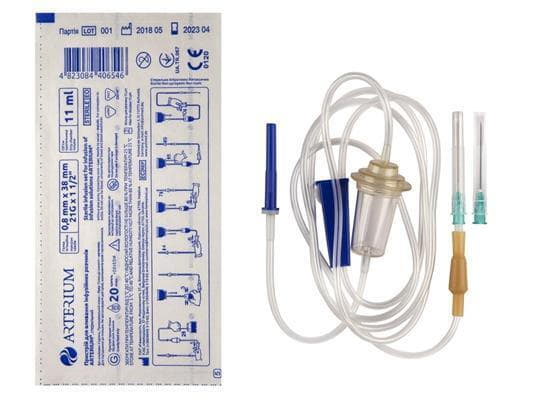 *Пристрій для вливання інфузійних розчинів ARTERIUM