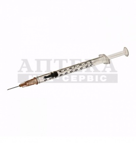 *Шприц 3-х комп. туберкулиновая игла 26G (0,45х13мм) 2мл №1 Alexpharm