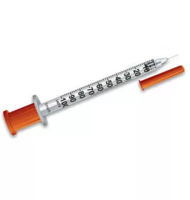 *Шприц инсулиновый Micro-Fine Plus U-40 с иглой 29G (0.33x12.7мм) 1мл №10 BD