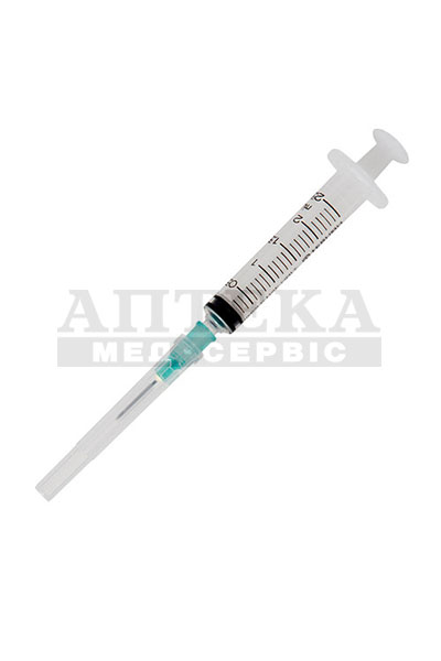 *Шприц 2-х комп. с 1-й иглой 23G (0,6х30мм) 2мл №1 Alexpharm *Шприц 2-х комп. с 1-й иглой 23G (0,6х30мм) 2мл №1 Alexpharm