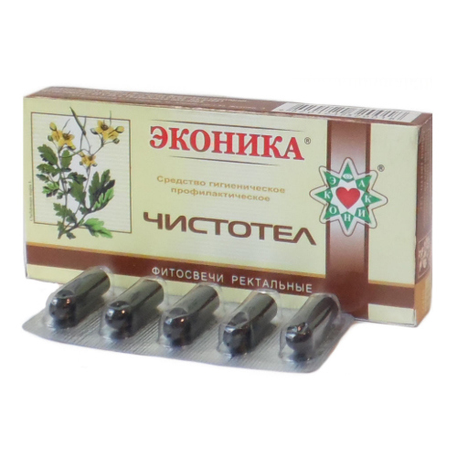 Чистотел фітосвічки  ректальні 