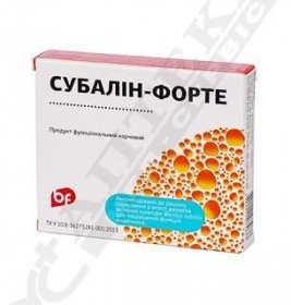 Субалін форте капсули №10