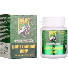 *Барсучий жир капс.0,5г №100