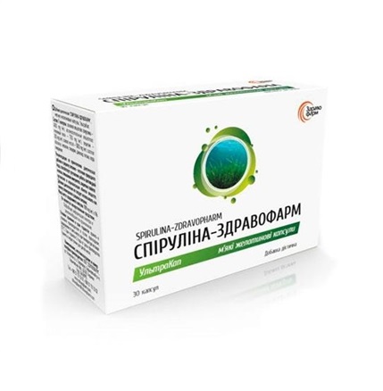 *Спіруліна 400мг ультракап №30 Здравофарм
