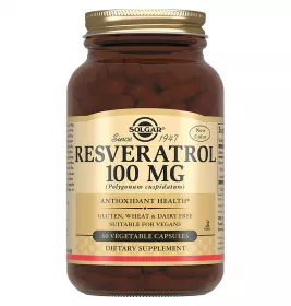 Солгар (Solgar) Ресвератрол 100мг капс. №60