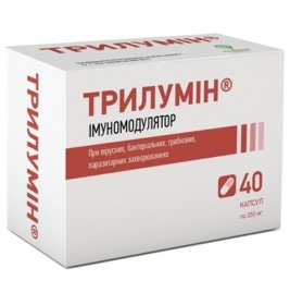 Добавка дієтична Трилумін 40 капс.