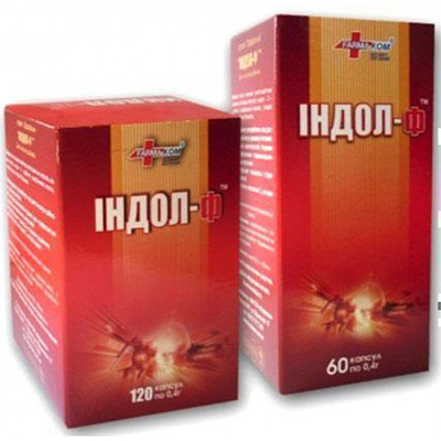 Індол-Ф капс. 0,4г №120