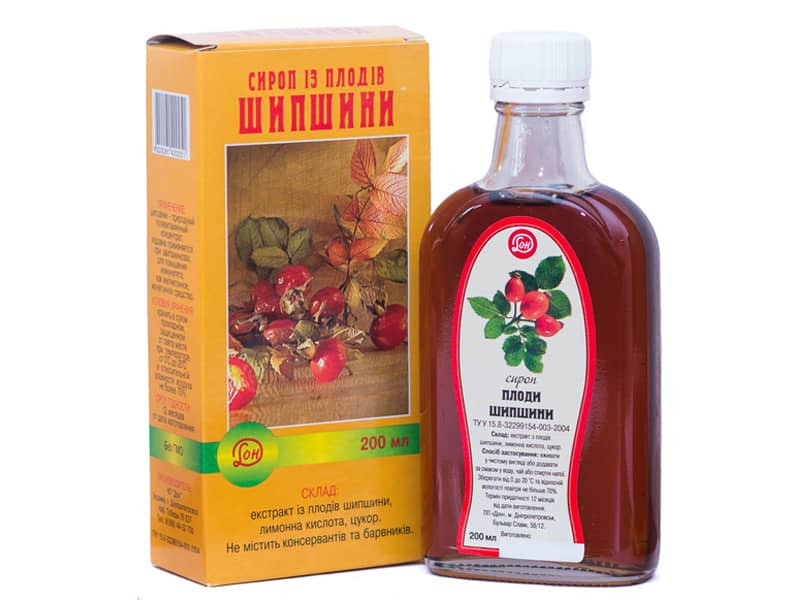 Сироп шиповника 200мл