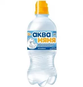 *Вода Аква Няня детская негазированная 0.33 спорт ПЕТ