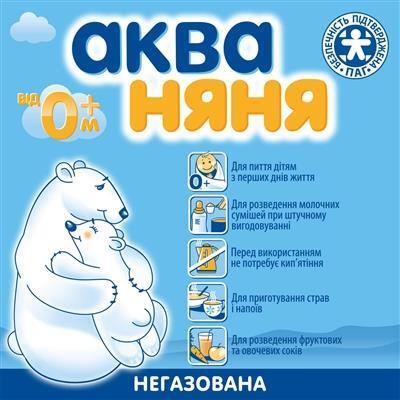 Вода Аква Няня дитяча негазована 0.33 спорт ПЕТ