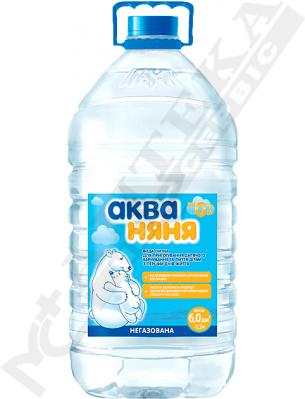 *Вода Аква-няня мінеральна негазована ПЕТ 6 л