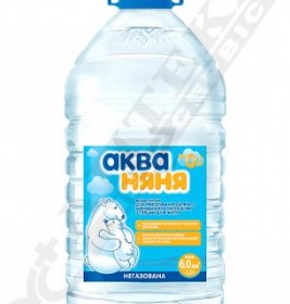 *Вода Аква-няня мінеральна негазована ПЕТ 6 л