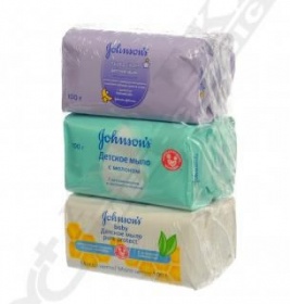 *Набір Jonsons baby тверде Мило по 100 г mix 5+1