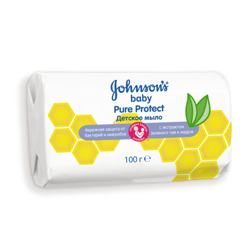 *Мыло Jonsons baby Pure Protect/для маленьких непосед 100г *Мыло Jonsons baby Pure Protect/для маленьких непосед 100г