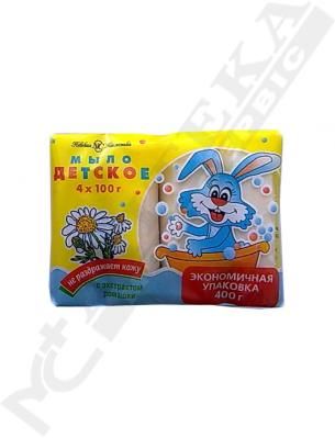 *Мыло Невская косметика детское с ромашкой 4*100 г *Мыло Невская косметика детское с ромашкой 4*100 г