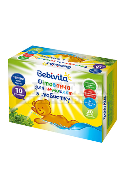 *Фитованна Bebivita д/младенцев любисток 20*3,0г