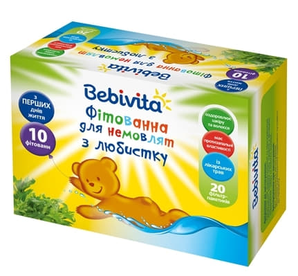 *Фітована Bebivita з любистком для немовлят ф/п №40