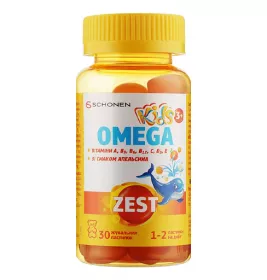 *Зест Кідз Омега жувальні пастилки №30