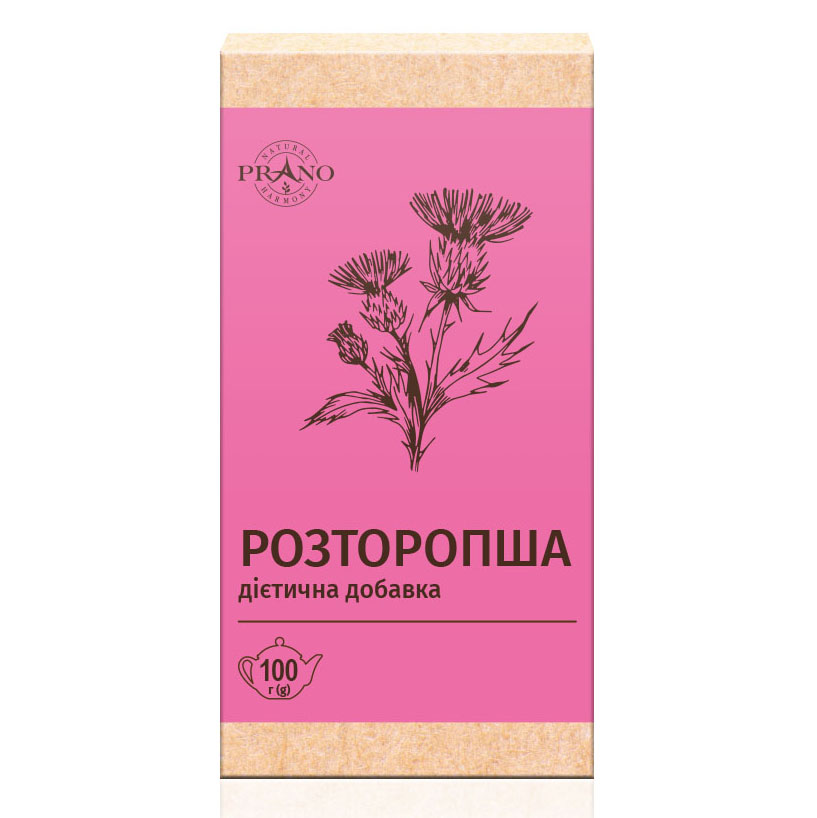 Фиточай Prano Расторопши плоды 100 г (Украина) Фиточай Prano Расторопши плоды 100 г (Украина)