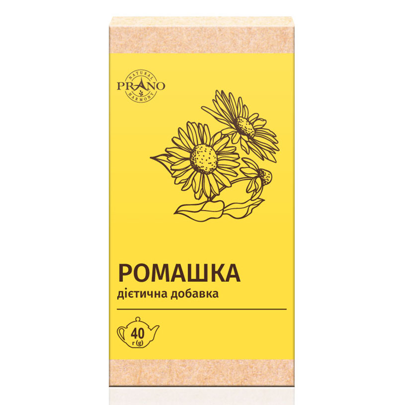 Фиточай Prano Ромашки цветы 40 г (Украина) Фиточай Prano Ромашки цветы 40 г (Украина)