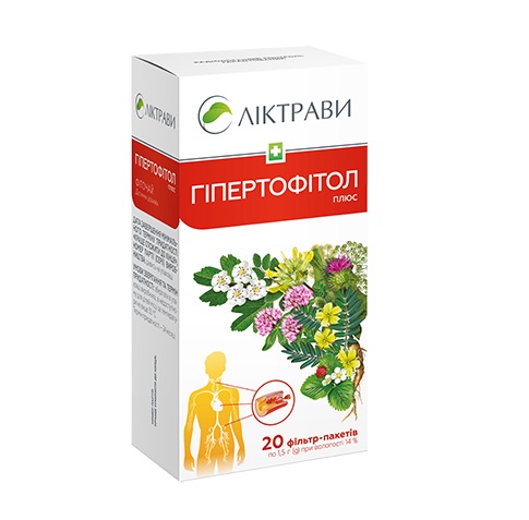 *Фіточай Гіпертофітол плюс Ліктрави ф/п 1,5г №20