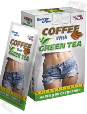 Напій Euro Plus Energy drive кавовий із зеленим чаєм №10